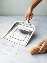 Stainless Steel dust pan, Supadi, Standard,- Pack of 1