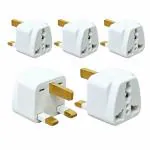 Prime deal Type G Plug , Universal UK Adapter Plug Flat 3 Pin Travel Power Plug Adapter compatible in UK Countries,England,Scotland,Wales and Ireland.