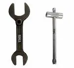 THS Non Slippage Chromium Vandium Steel 3 in 1 Spanner Oxygen Cylinder Key