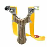 Marksman lloy Wood Patch High Precision Laser Slingshot Outdoor Sports Toys (ALLOY WOOD PATCH LASER SLINGSHOT)