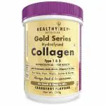 Healthy Hey Nutrition Collagen Gold Series with Hyaluronic Acid, Biotin and Vitamin C (Cranberry) 200 g