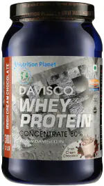 Nutrition Planet Davisco Whey Protein(With Added DigeZyme) for Pre/Post Workout Recovery (Irish Cream chocolate - 2lb, 30 Servings)