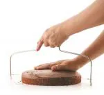 Rena Germany Stainless Steel Cake Slicer Cum Leveler, Silver