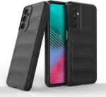 XOVO Back Cover for SAMSUNG Galaxy M54 5G (Black, Dual Protection, Silicon, Pack of 1)