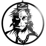 TAKSHVI ARTS Lord Hanuman Backlit Wall Art With LED Light For Living Room/Bedroom, Idol for Decoration, Gift, Home, Decor, Main Door Entrance, Hall, Mandir Size 16 * 16 (Black)