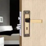 MILTON Heavy Duty Safe and Secure Mortise Main Door Lock Set with Door Handle and 3 Keys