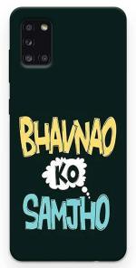 Mobiera Bhavnao Ko Samjho Quote Printed Back Cover Case For Samsung Galaxy A71