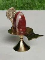 SHIVAM VASTU KALA SHIVLING ART Narmadeshwar Shivling & Narmada Shivling Full Set , Nag (Snake), Nandi, Trishul, Water Stand in Brass and Stone Yoni Base Jaladhari, Shiva Ling by Shivam VASTU Kala SHIVLIBG Art