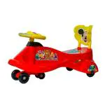 Maanit Kids Manual Ride on Magic Car Swing Car Twister for Kids (Red)
