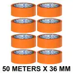 VCR Orange Color Tape - 50 Meters in Length - 36mm / 1.5