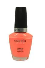 Cuccio Nail Polish Paradise City|Neon Coral |13ml|Vegan & Enduring|Paraben & Cruelty Free|No Chipping, Yellowing, Nail Cracking|FREE from Harmful Chemicals