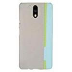 Tarkan Blue Leather Back Cover For Oneplus 3