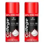 Vetoni College Boy Shaving Foam for Men (650ml) Pack of 2