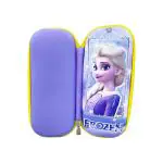 FULLKART Frozen 3D Cover EVA Pencil Case Large Capacity Pencil Pouch Bag Compass School Pouch Organizer for Students Kids Stylish Pen Holder Pouch, Stationery Box, Cosmetic Pouch Bag (Purple)