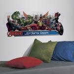 Asian Paints Multicolor Vinyl Avengers Alphabet Wallpaper W071D46SY45