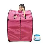 Kawachi Portable Steam Sauna Bath Panchkarma Swedan Machine for Health and Beauty Spa at Home Pink