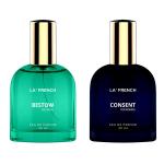 LA' FRENCH Bestow & Consent Perfume Combo For Men & Women -30ml + 30ml | Premium Luxury Long Lasting Fragrance Spray | Eau De Parfum | Ideal For Men & Women | Perfume For Men & Women | Pack Of 2
