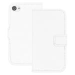 Heartly Apple Iphone 4 4S 4G Leather White Back Case Cover