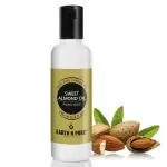 Earth N Pure Sweet Almond Oil (Badam Oil) 100% Cold-Pressed, Pure, Natural, Unrefined, Therapeutic Grade Carrier Oil-Promotes Healthy Skin (200 Ml)