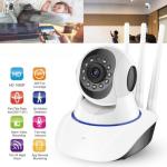 Sropx White Auto Rotating Security Camera, 64 Gb, 1 Channel