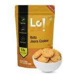 Lo! Foods - Jeera Keto Cookies ( 200g) | Stevia Sweetened Sugar Free Keto Cookies | Authentic Flavor and Taste Keto Biscuits | 2 g Net Carb Keto Snacks with Zero Sugar | Low Carb Diabetic Snacks