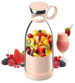 VM PARTNER Portable Blender, USB Rechargeable Mini Juicer Blender, Electric Juicer Bottle Blender Grinder Mixer, Personal Size Blender for Juices, Shakes and Smoothies, Fruit Juicer Machine