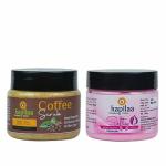 Kapilaa Pharma Chem Coffee Face Scrub and softy moisturizer cream for Oily and Normal skin 100 ML