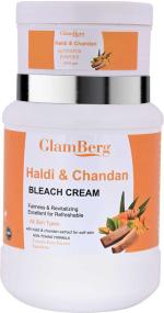 RadeshGlamberg Haldi And Chandan Face Body Rivetalizing Fairness Bleach Cream, 200 Gm (Pack Of 2)