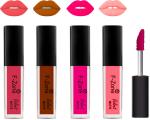 OUR BEAUTY Multicolor Kiss Proof Velvet Matte Liquid Lipstick 69, 16 Ml (Pack Of 4)