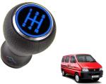 WolkomHome LED Gear Knob Shift with Blue Light Manual Transmission Gear Shifting Knob for Maruti Suzuki Eeco- Black Color