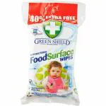 Greenshield Food Surface wipes 70 large 40% extra free