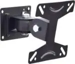 Kizma Tekba Black Lcd Tv Monitor Wall Mount Kit Stand Full Motion 180 Degree Moveable Bracket