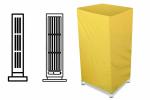 The Furnishing Tree Polyester Crompton Optimus Neo 27 L Tower Air Cooler Cover Yellow