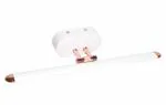 DOJI 6 Watts White Body Rose Gold Finish LED Picture Photo Frame Light/Wall Mirror Vanity Light/Bathroom Dressing Table Light Adjustable Head with 3 Step Light (White, Warm White and Natural White)