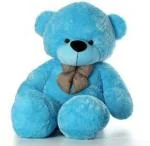 Kashish Trading Company Soft Gift 3 feet blue teddy For Some One (80-90 cm) - 85 cm (Multicolor)