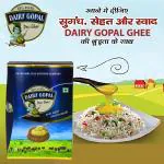 DAIRY GOPAL Desi Cow Ghee |Made Traditionally from Curd |Pure Cow Ghee for Better Digestion and Immunity | 1Ltr Tetra Pack