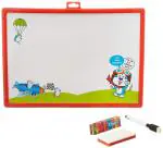 JAPSI Educational Slate For Kids | Slate 2 in 1 Write and Wipe Board with Plastic Frame for Kids | Slate for Kids 3 Years and Above | Multicolor Slate