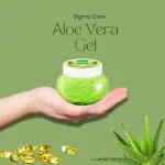 SIGMACARE Cosmetics Aloe Vera Gel Enriched with Aloevera and Vitamin E for skin and Hair, Rich in Vitamin E and Antiseptic Herbs for Smooth, Nourished and Moisturised Skin, 120ml