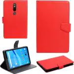 VAKIBO Red Lenovo Phab 2 Plus Silicon Flip Cover