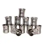 LIMETRO STEEL G4 Stainless Steel Glass 350 ml (Set of 12)