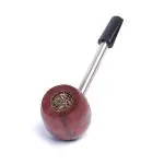 White Leaf Captain Tobacco Pipe Steel Finished wooden smoking pipe With Brass Bong Filters Screen Filter Durable Handmade Classic Retro Sailor Pipe Made In India