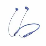 RD K-9 Bluetooth Wireless Neckband, Stereo Bass Sound, 13mm Drivers, Upto 48 Hours Playtime, Bluetooth v.5.1, EQ Modes POP-Rock-Jazz-Bass-Country, IPX 4 Water Resistance, Type-C Charging - Blue