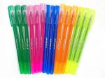 AkashKrishna Stick Ball Point Pen Use & Throw Scented Blue pen pack of 20