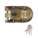 Godrej locks - Ultra XL+ Vertibolt 1CK Rim Lock for Main Doors (Antique Brass)