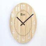 12 FOX Wooden Wall Clock