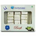 MEETHADABBA Fresh And Delicious Malai Barfi Sweets, 250 g - Pack of 12