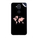 GADGETSWRAP Printed Vinyl Skin Sticker for Nokia 8.1 - Map