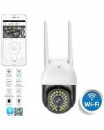 TFG Full HD Wireless IP CCTV Camera Security Camera with Night Vision and Remote Control (White and Black)