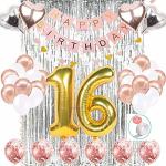 SHANAYA Happy Birthday Decoration Foil Balloon Kit (39 Pieces)