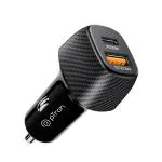 pTron Newly Launched Bullet Zip Mini 52.5W Car Charger with Dual Output (Black)